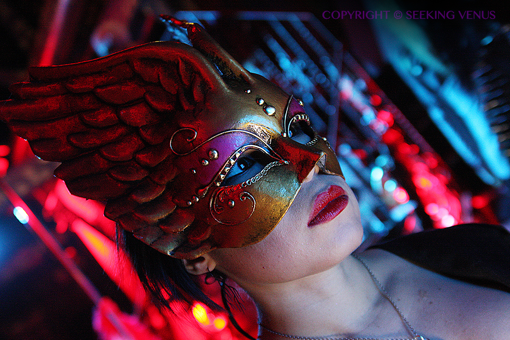 masked girl